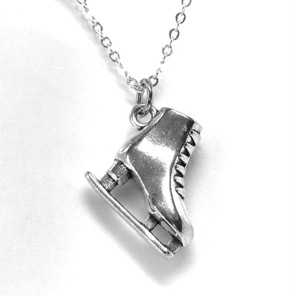 Ice Skates Charm Necklace